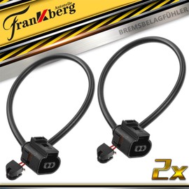 Frankberg 2x Warning Contact Wear Indicators Front Compatible with C.a.y.e.n.n.e 2010-Present P.a.n.a.m.e.r.a 2010-2016 T.o.u.a.r.e.g 2010-2018 Replace# 7P0907637A