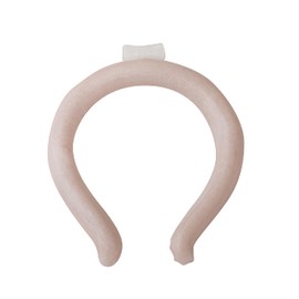 Global Japan PCM Neck Cooler, W Icy Neck, Round Type, 1.5 Times Long Lasting (Chai Beige, L)