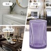 Tonxus Toothbrush Holders for Bathrooms, Purple Glass Toothbrush Holder and