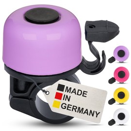 Children's Bicycle Bell - Purple - Colourful Bicycle Bell Girls, Bicycle Bell Children's Bike, Bell Bicycle Children and Balance Bike - Rings Loud, Easy Assembly