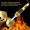 Pyrography Pen Leather Wood Craft Electric Woodburner Leather Tool 40W