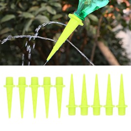 Irrigation Drippers, Watering Spikes for Plastic Bottles, Plastic 10PCS Automatic Irrigation Watering Device Garden Plant Watering Spikes Auto Drippers