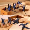 Workpro 8 Piece F Clamp And Spring Clamp Set With