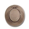 Barmah Hats Foldaway Bronco Leather Hat - Item 1060 (Large,