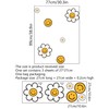 Fujioya Flower Daisy Glass Seal, Gerbera, Static Cling