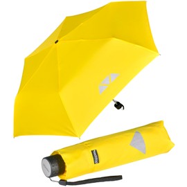Doppler Havana Kids Reflex Children's Pocket Umbrella, yellow, Super-mini children's umbrella with reflective surfaces