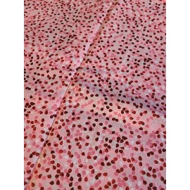 Unbranded Red & Pink Small Teardrop Fabric $9.99 Per 1/2 Yd.