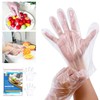 Castle Houseware 1000 x Einweg Kunststoff Handschuhe PE, Größe L