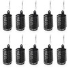 Pack of 10 Fishing Metal Cage Fishing Feeder Basket Feeder