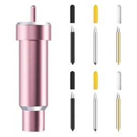 Xatgiouy Premium Feinschnittklinge für Cricut Maker/Maker 3/Explore Air 2/Explore Air/Explore One/Explore 3, Deep Cut Klinge Tiefschnittklinge Ersatzklingen für Papier Stoff Magnetplatten Filz DIY