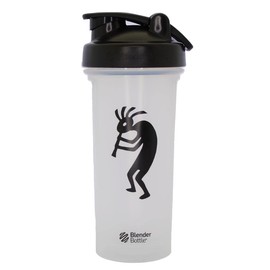 Kokopelli BlenderBottle Classic V2 BBEXP-28-KO BlenderBottle Classic V2, 28 oz (800 ml), EXPAND Collaboration Bottle, Clear Black