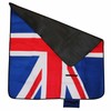 Beyond Happy Union Jack Fleece Picnic Blanket Outdoor Union Jack