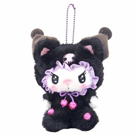 Nakajima Corporation 201751-24 Black Cat Mascot, Size (H x W x D): 7.1 x 5.9 x 3.1 inches (18 x 15 x 8 cm)