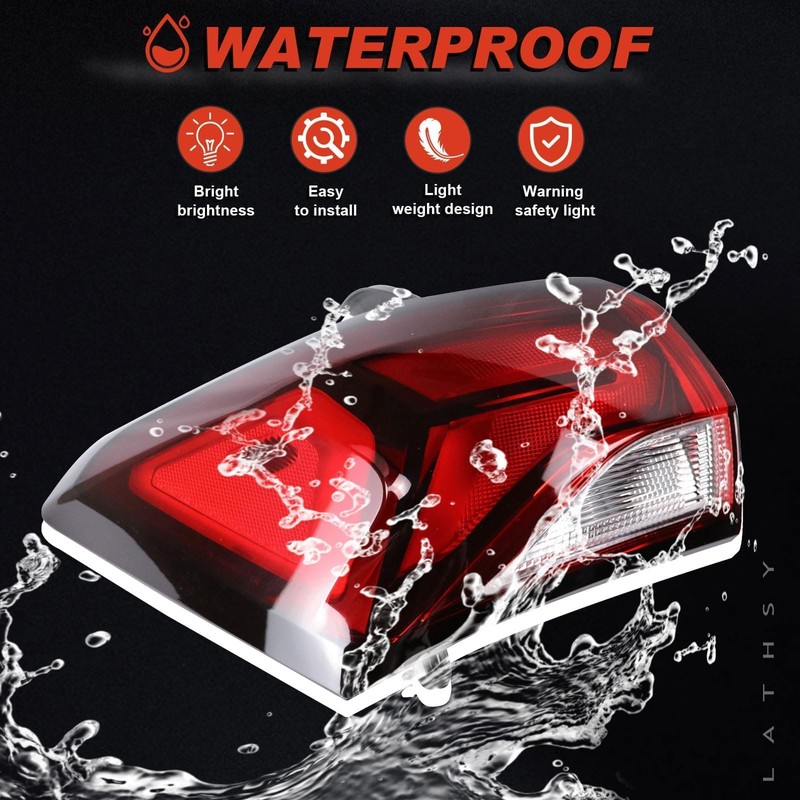 Lathsy Halogen Type Tail Light Outer Compatible with 2022 2023