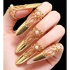 Ouliget Adjustable Fingernails,Middle Ages Court Style Queen Fingernail, Reusable Detachable