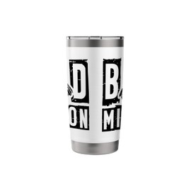 Retro Shuttlecock Badminton Player Stainless Steel Insulated Tumbler