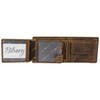 Greenburry Vintage Men's Leather Wallet Brown Landscape Format