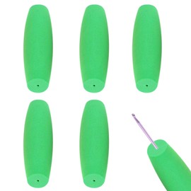 HEYLEAYAR - Ganchos de ganchillo, mango ergonómico de ganchillo, mango de ganchillo, mango de espuma, accesorios de ganchillo, se adapta a agujas de ganchillo de 2 mm a 3 mm