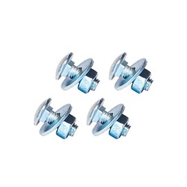 Knauf 4 pieces carriage bolts for UA angle 25 mm x M8, silver