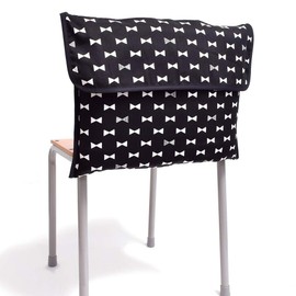 N4729300 Disaster Prevention Hood Cover, Girls, Elementary School Students, Backrest, Zabuton, Stylish, Standard, Ribbon Silhouette, Colorful Candy Style