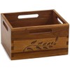 AquaTeak 7" Spa-Artisan Teak Storage Bin