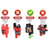 CARBOLE 8Pcs High Performance Ignition Coil & Wires Set For