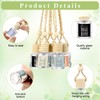 Funnymoom 20 Pcs Car Hanging Air Fragrance Bottles Bulk Empty