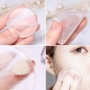 Espoir Silicone puffs Glass transparent not eat powder face flutter