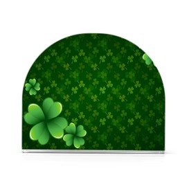 senya Napkin Holders,Standing Napkin Holder Irish St Patricks Clover Shamrock Leaves for Kitchen Counter, Dining Table, Bathroom and More, one
