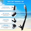 2 Pack Snorkel Mask for Adults - 180° Panoramic View,