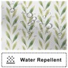 Ruelvth Sage Green Shower Curtain, Spring Green Leaves Shower Curtain