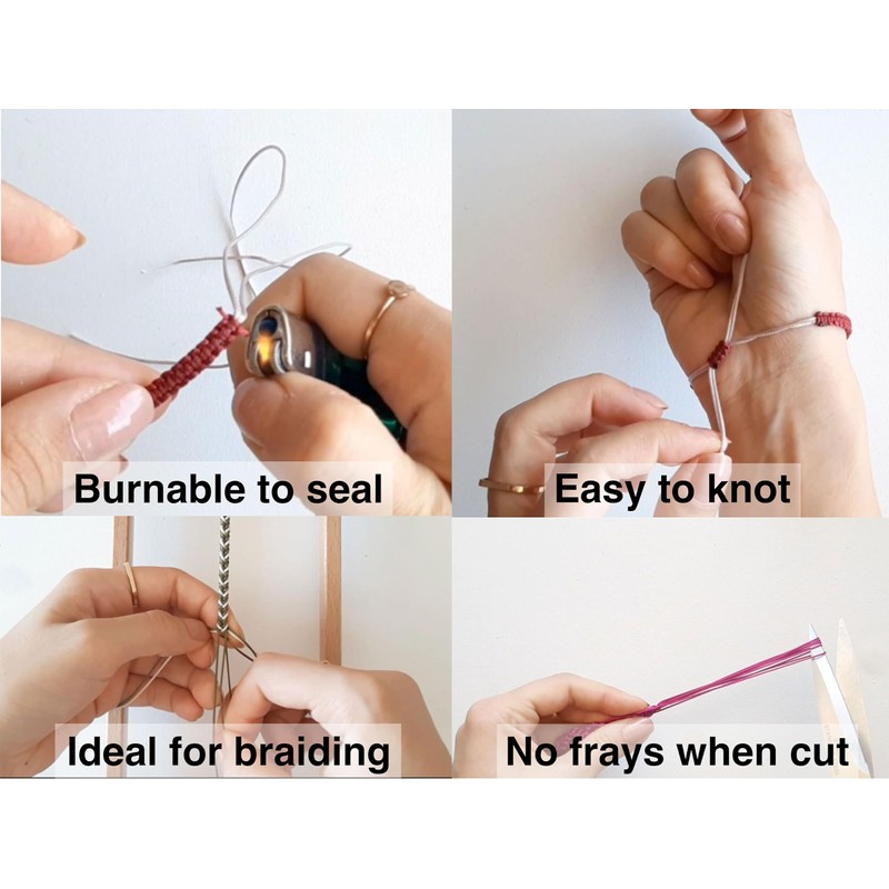 1mm String x 100m, Nylon Cord, Available in 26 Colours,