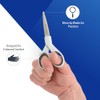 Westcott Tijeras de titanio rectas de 12.7 cm con micropunta