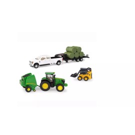 John Deere 1/32 Round Bale Haying Set- LP68841