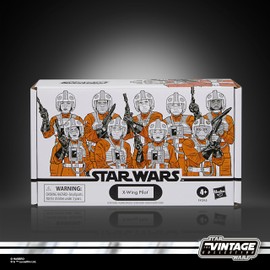 STAR WARS The Vintage Collection X-Wing Pilot 4-Pack, Ahsoka 3.75 Inch Collectible Action Figures
