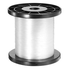 PATIKIL 3280FT/1094Yard Monofilament Fishing Line, 0.6mm 23kg/51lb Abrasion Resistant Mono Nylon Line Fishing Line for Freshwater Saltwater, Clear