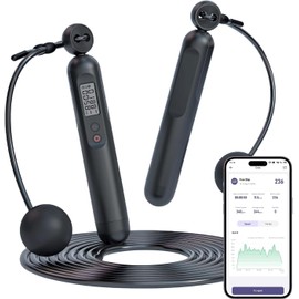 Cuerda para Saltar Inteligente, Smart Jump Rope, Fitness Saltar Cuerda con Análisis de Datos de Aplicación, Cuerdas Inteligente para Saltar de PVC... 