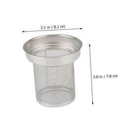 STOBAZA Stainless Steel Tea Infuser Strainer Metal Tea Filter Easy to Clean Design Enjoying for Holidays and Special Occasions