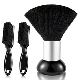 CllyCnny 3 PCS Barber Neck Duster Brush Set, Professional Barber Accessories Cleaning Supplies, Hair Blade Clipper Cutting Cleaning Styling Tool
