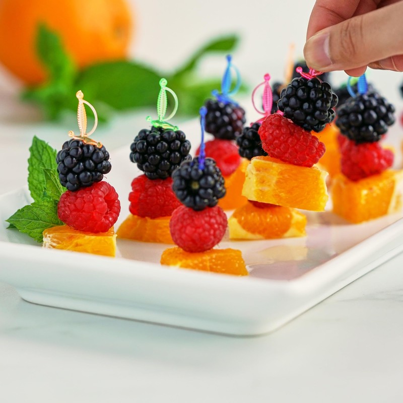 True Spear Appetizer Picks, Mini Sword Toothpicks Plastic, Cocktail Swords