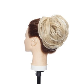 Tousled Updo Messy Bun Hairpiece Hair Bobbles Hair Extensions Ponytail with Elastic Hairpiece Hair Extensions for Women
