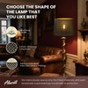 ALUCSET Drum Lampshade 14" Top x 16" Bottom x 11"