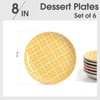 Metahom Salad Plates, Dessert Plates 8 Inch, Colorful Ceramic Plate