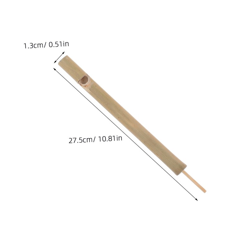 STOBAZA 5pcs Bamboo Bird Whistle Lightweight Portable Natural Tone Flute