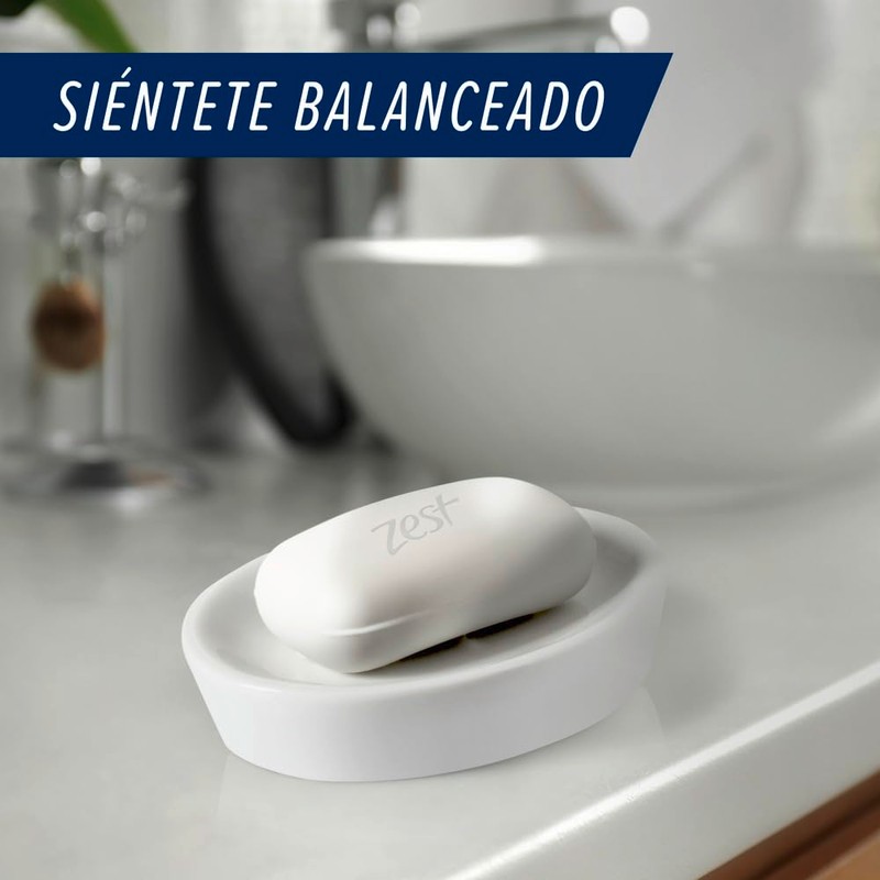 Zest Jabón Neutro Suave Barra, 90g (5 Piezas)