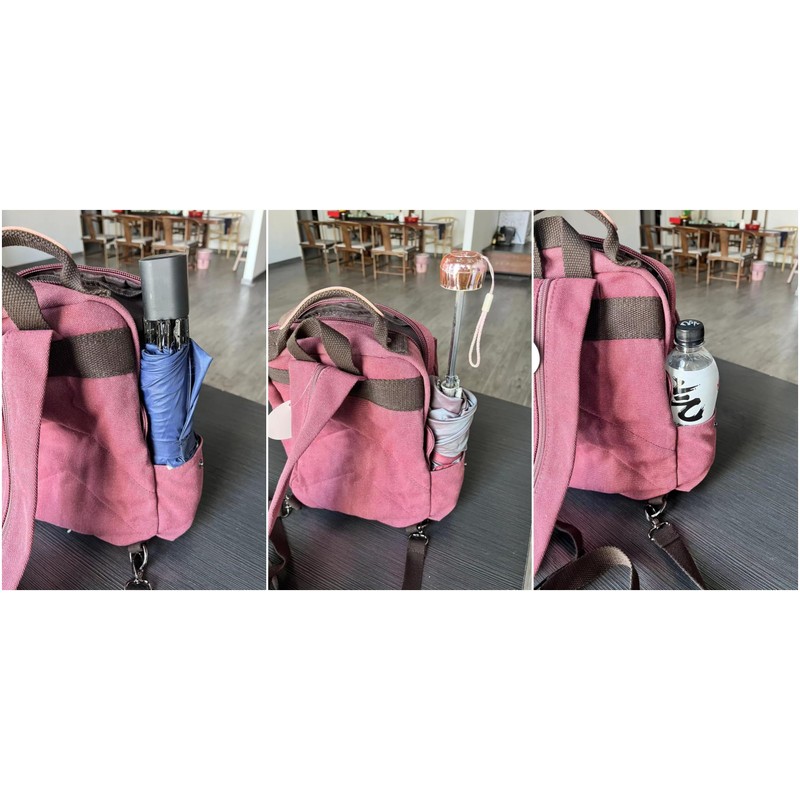 LeafIn Mini Backpack, Stylish, Lightweight, Canvas, Body Bag, Men's, Women's,