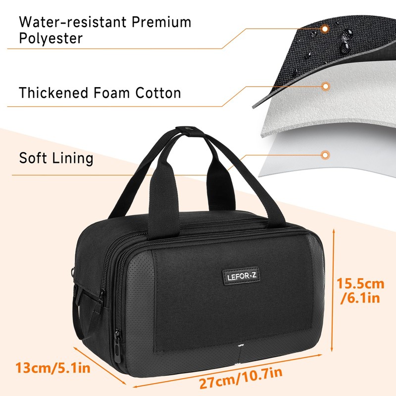 LEFOR·Z Travel Carrying Bag Compatible with ResMed AirMini/Z2 Auto CPAP