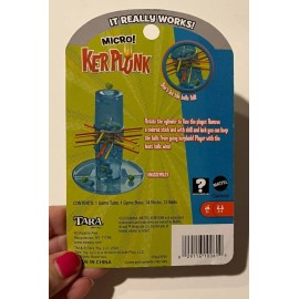 Mattel NEW ~ MATTEL ~ MICRO! KERPLUNK GAME ~ IT REALLY WORKS! ~ 28 PIECES ~ 2024 ~ 5+
