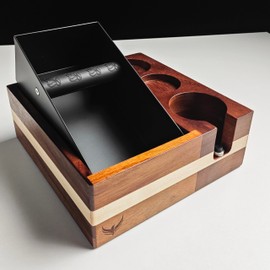 KNODOS Espresso Knock Box and Tamping Station 58mm Espresso Accessories Organizer Box