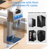 OUTFINE Under Desk PC Mount for Standing Desk, Clamp-On CPU
